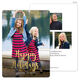 Happy Holidays Gold Starburst Vertical Photo Cards Image 4 of 6